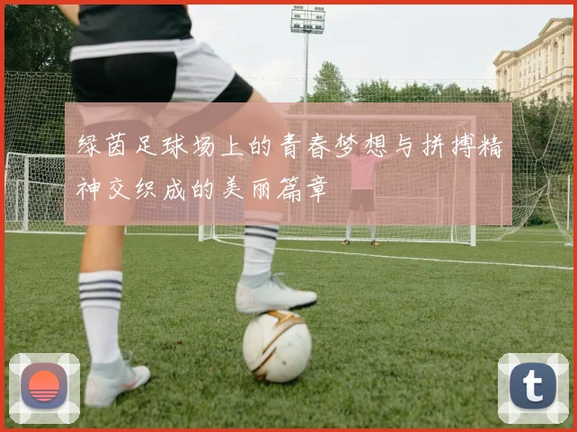 绿茵足球场上的青春梦想与拼搏精神交织成的美丽篇章